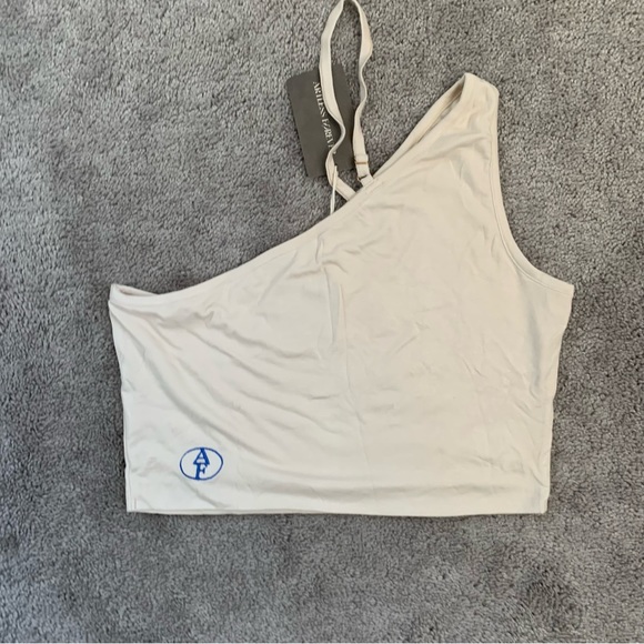 NWT ARTLESS FOREVER ONE SHOULDER CROSS STRAP CROP TOP - Picture 2 of 2